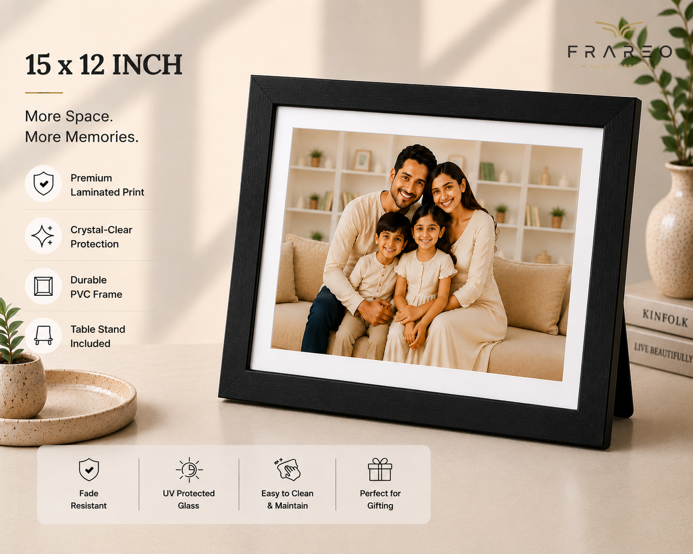 Personalized Photo Frame - Classic Black
