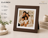 Personalized Photo Frame - Rustic Brown