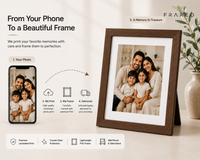 Personalized Photo Frame - Rustic Brown