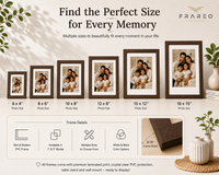Personalized Photo Frame - Rustic Brown