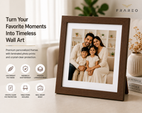 Personalized Photo Frame - Rustic Brown