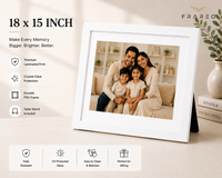 Personalized Photo Frame - White Minimal