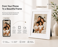Personalized Photo Frame - White Minimal