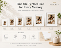 Personalized Photo Frame - White Minimal